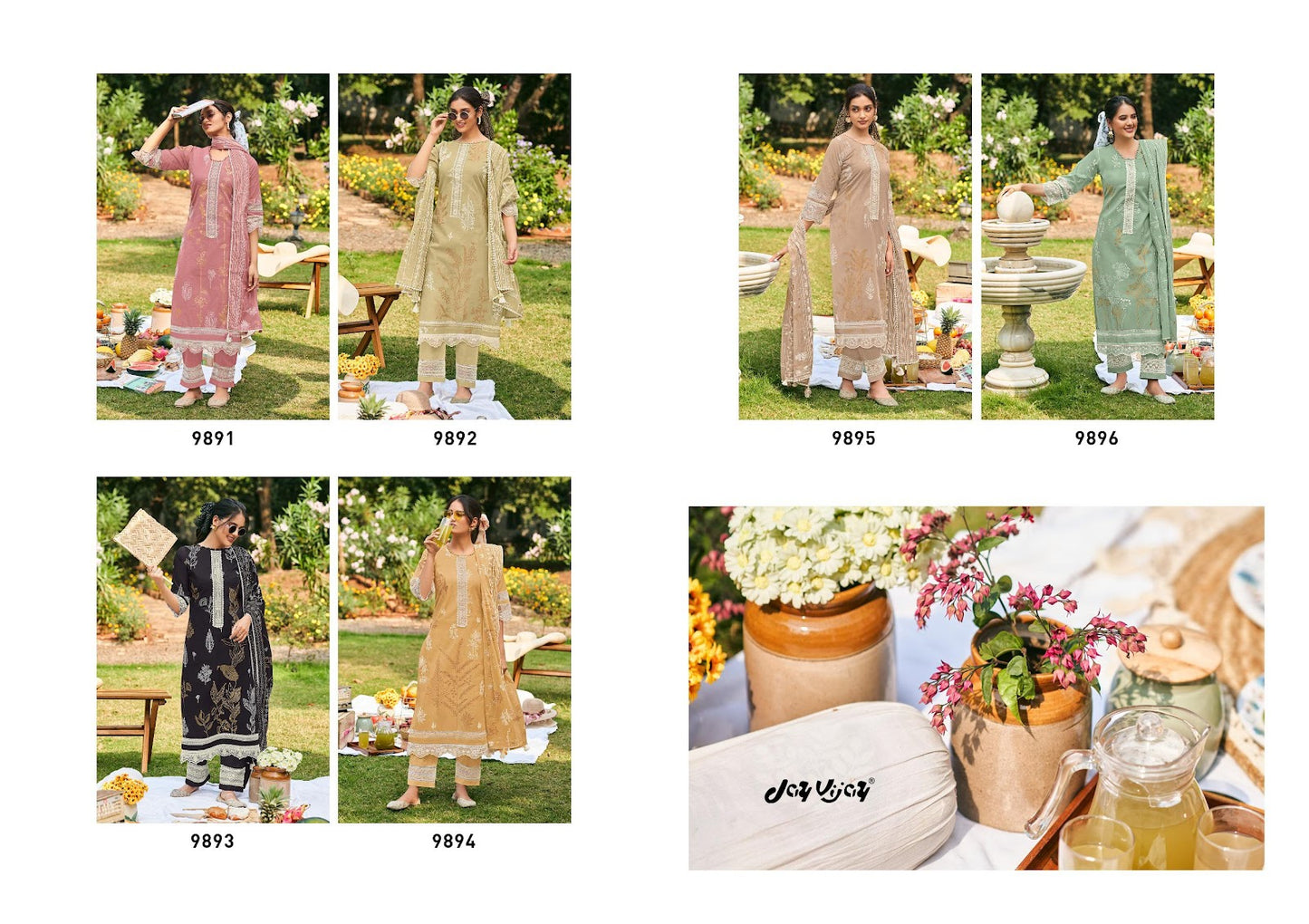 Summer Days Jay Vijay Pure Organdy Pant Style Suits Manufacturer