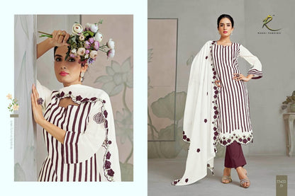 Summer Delights 73433 Rakhi Fashion Mal Chanderi Pant Style Suits Manufacturer Ahmedabad