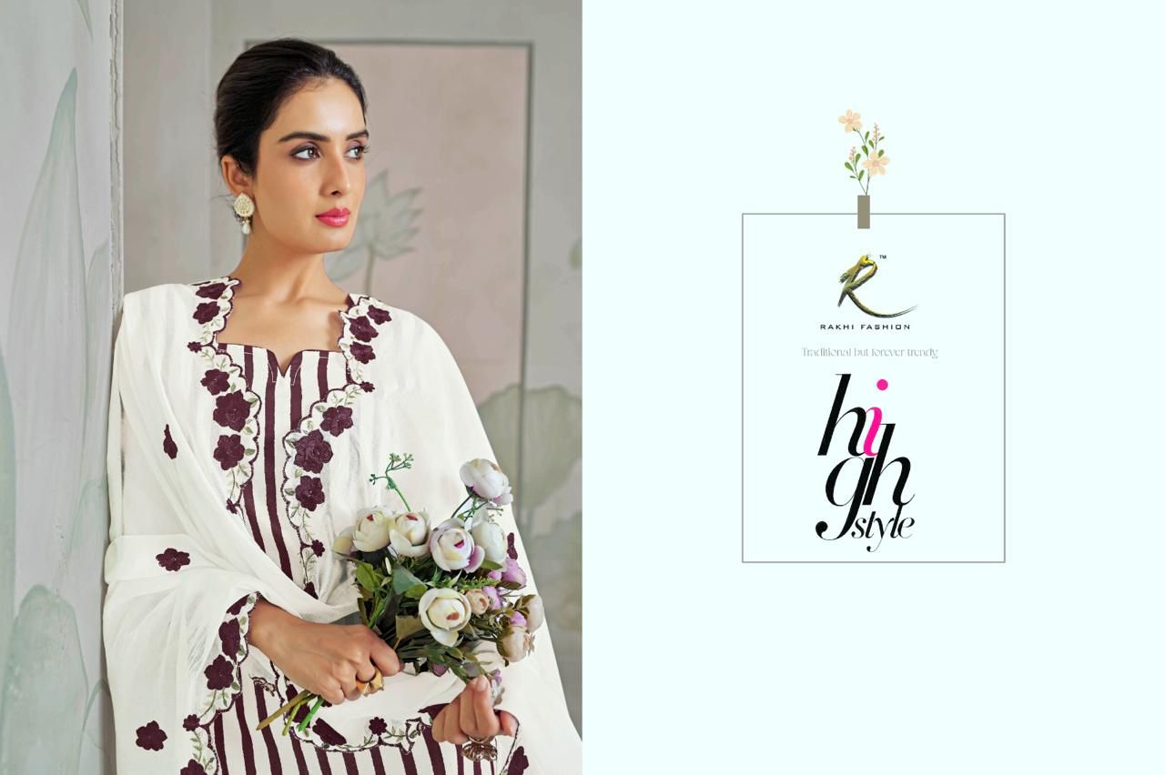 Summer Delights 73433 Rakhi Fashion Mal Chanderi Pant Style Suits Manufacturer Ahmedabad