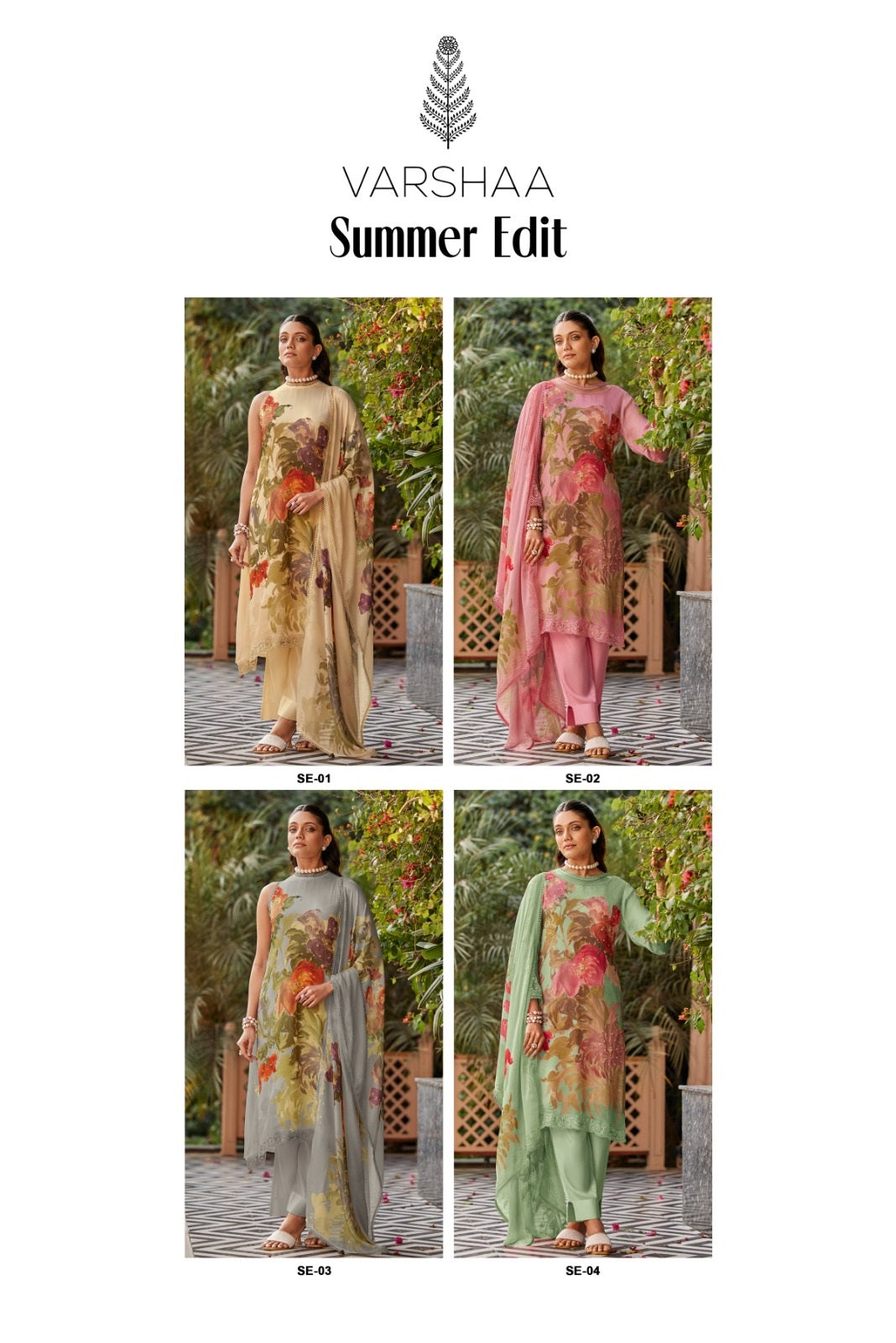 Summer Edit Varshaa Viscose Muslin Pant Style Suits Wholesale