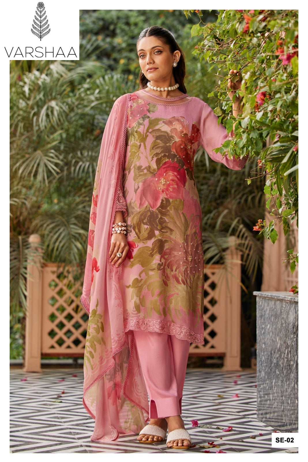 Summer Edit Varshaa Viscose Muslin Pant Style Suits Wholesale