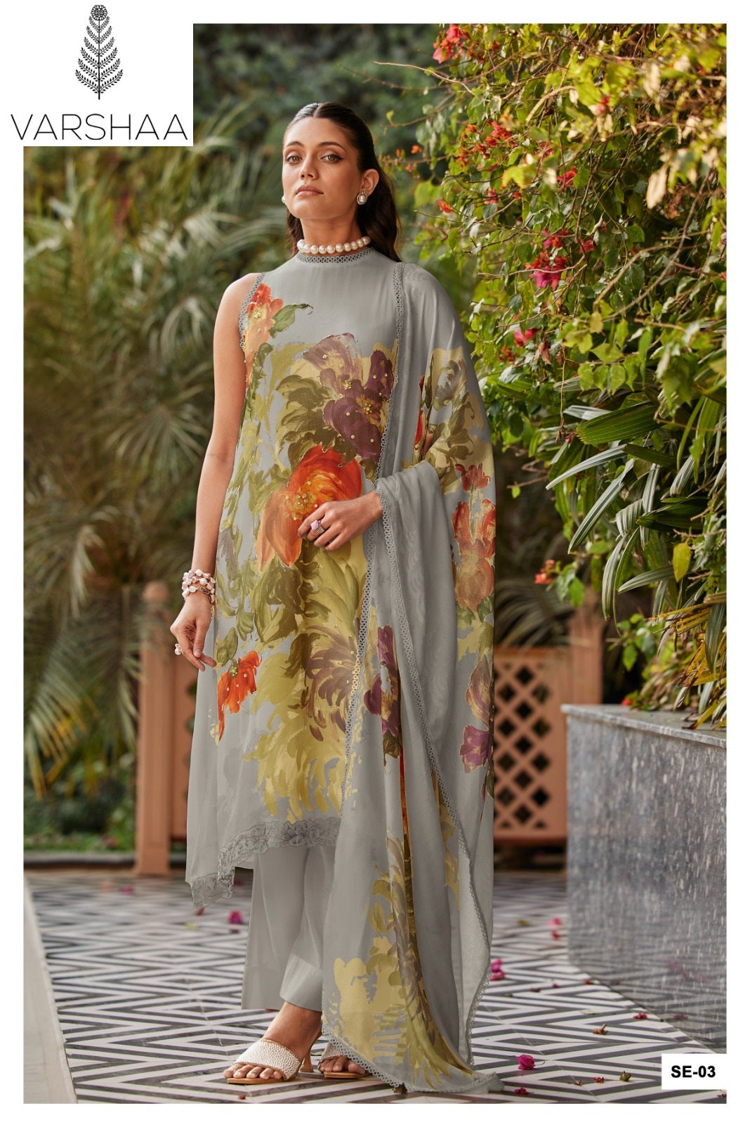 Summer Edit Varshaa Viscose Muslin Pant Style Suits Wholesale