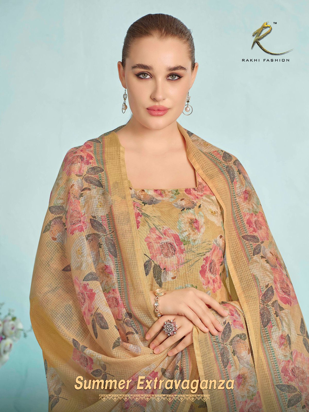 Summer Extravaganza Rakhi Fashion Cotton Karachi Salwar Suits Exporter