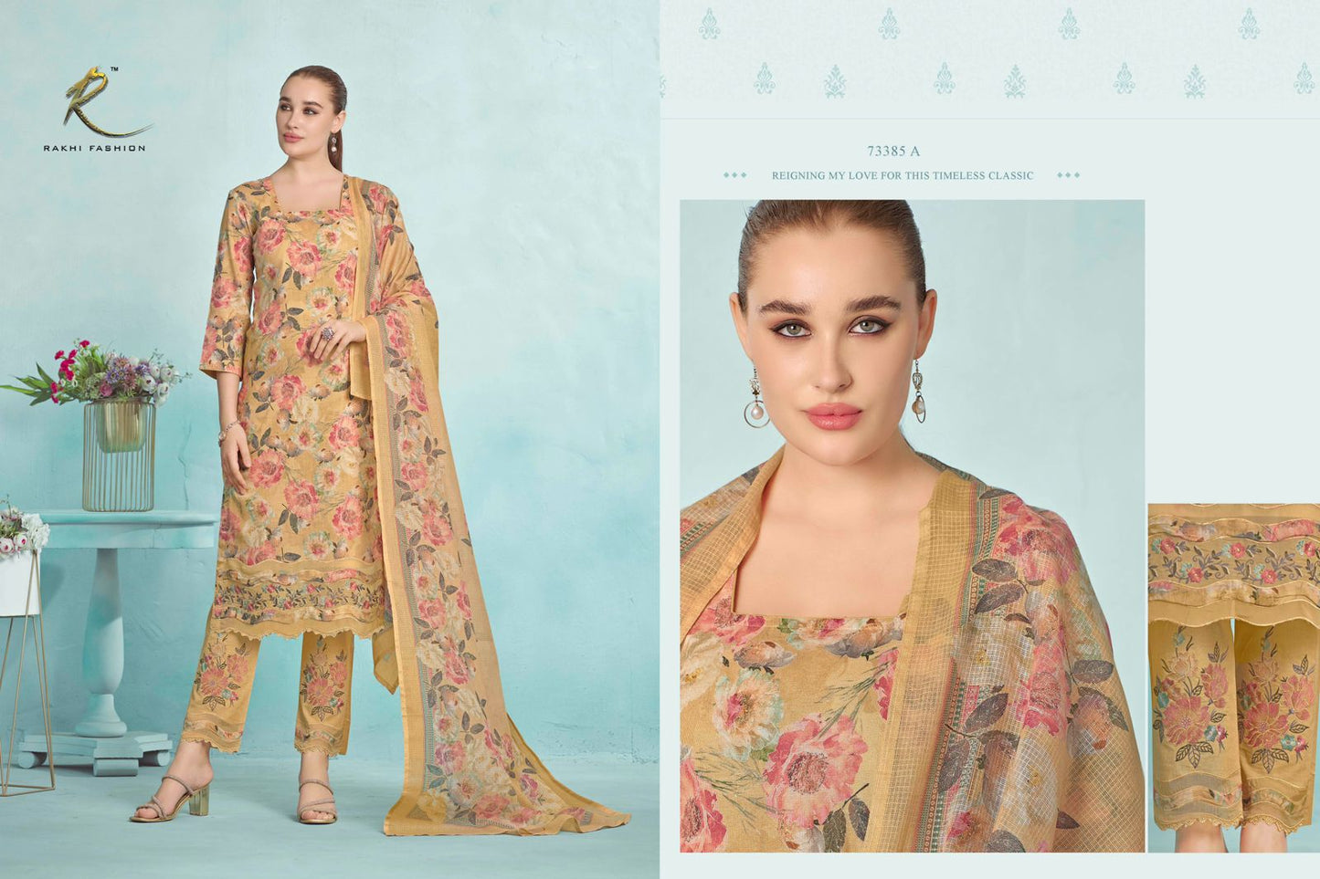 Summer Extravaganza Rakhi Fashion Cotton Karachi Salwar Suits Exporter