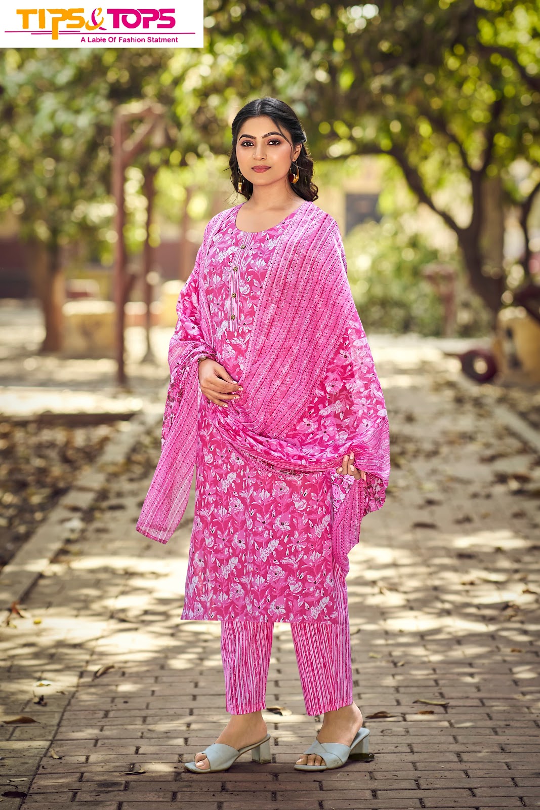 Summer Fashion Vol 9 Tips Tops Readymade Cotton Pant Suits Supplier Gujarat
