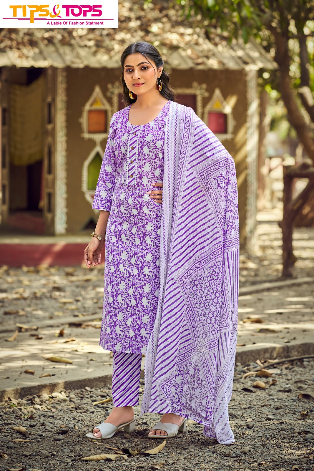 Summer Fashion Vol 9 Tips Tops Readymade Cotton Pant Suits Supplier Gujarat