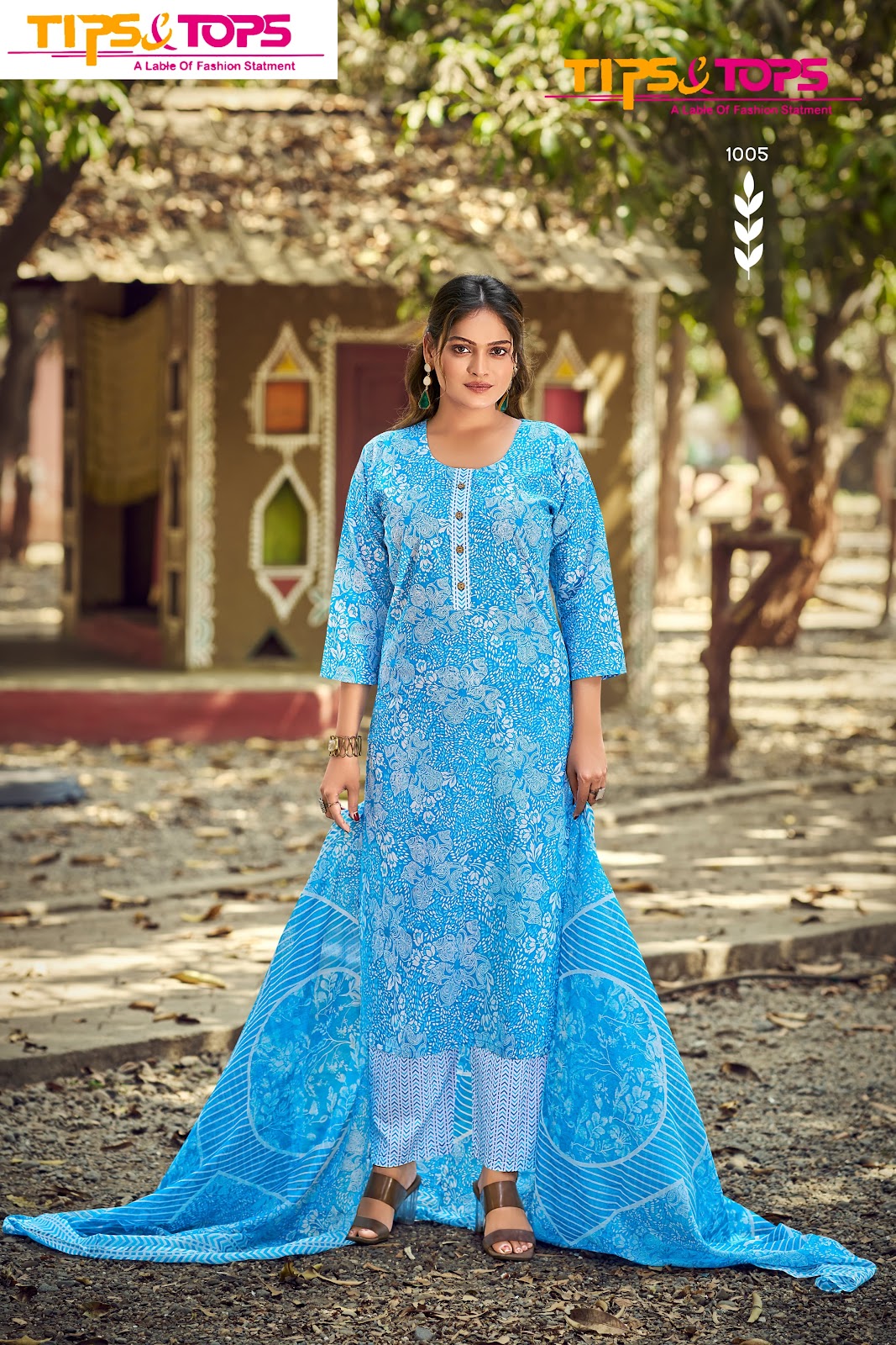 Summer Fashion Vol 9 Tips Tops Readymade Cotton Pant Suits Supplier Gujarat