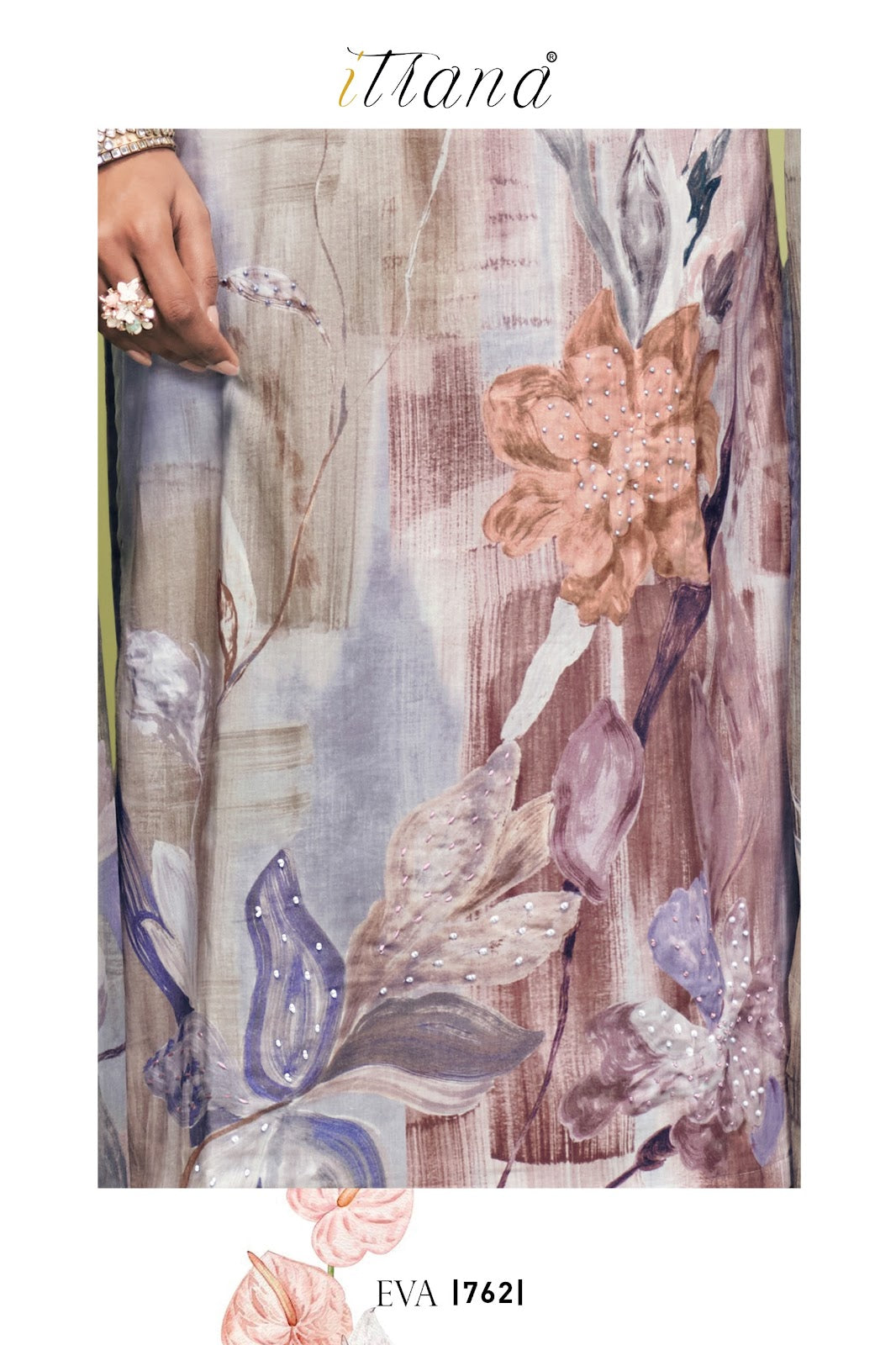 Summer Floral Itrana Pure Cotton Plazzo Style Suits Exporter Ahmedabad