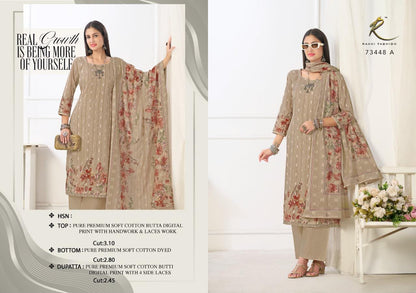 Summer Freesia 73448 Rakhi Fashion Cotton Pant Style Suits Wholesaler