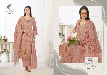 Summer Freesia 73448 Rakhi Fashion Cotton Pant Style Suits Wholesaler