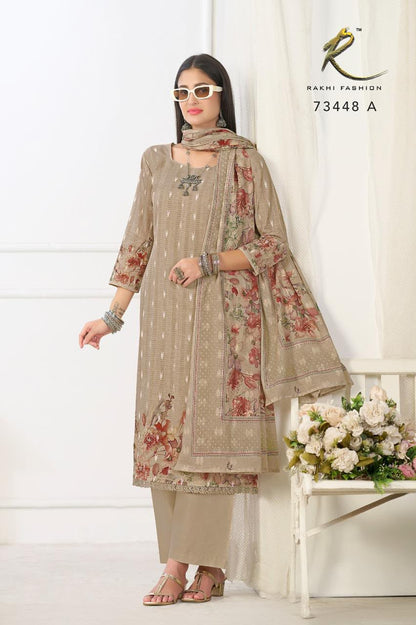 Summer Freesia 73448 Rakhi Fashion Cotton Pant Style Suits Wholesaler