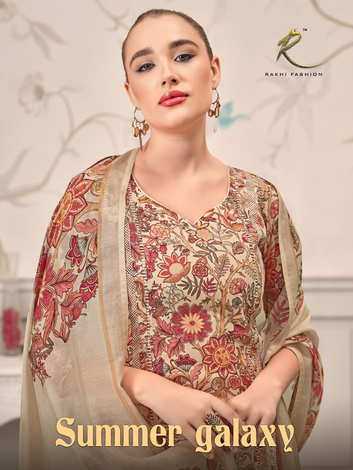 Summer Galaxy 73464 Rakhi Fashion Cotton Pant Style Suits Exporter Ahmedabad