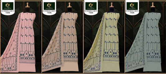 Summer Garce 73436 Rakhi Fashion Mul Chanderi Pant Style Suits Supplier India