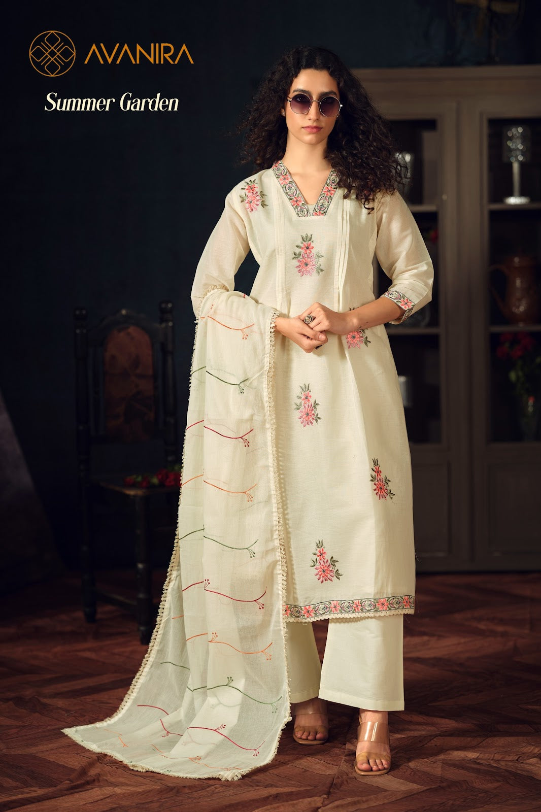 Summer Garden Avanira Readymade Cotton Pant Suits Wholesale Price