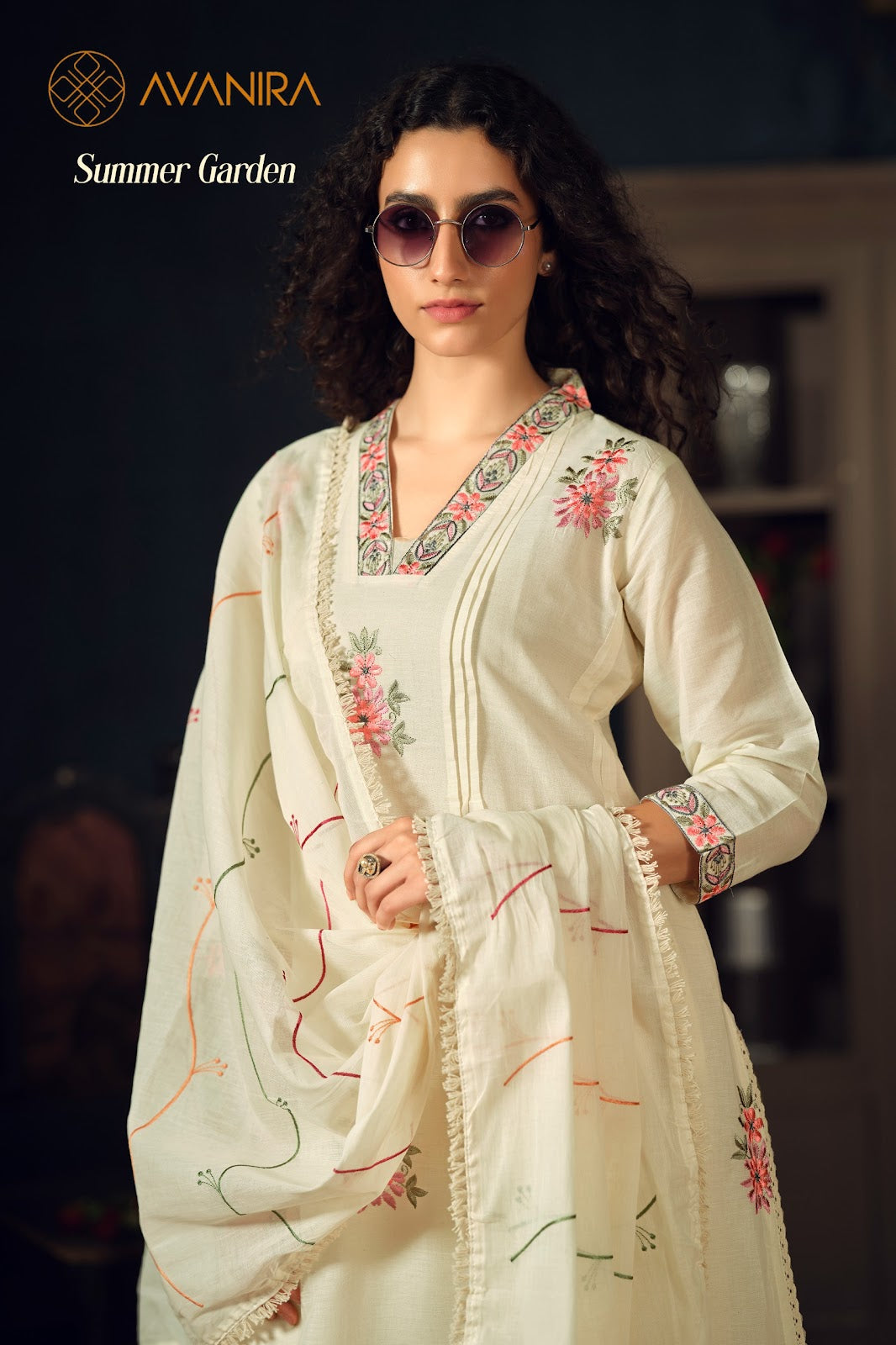 Summer Garden Avanira Readymade Cotton Pant Suits Wholesale Price