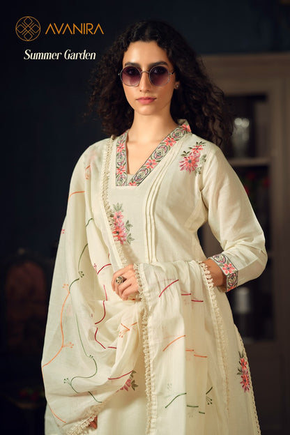 Summer Garden Avanira Readymade Cotton Pant Suits Wholesale Price