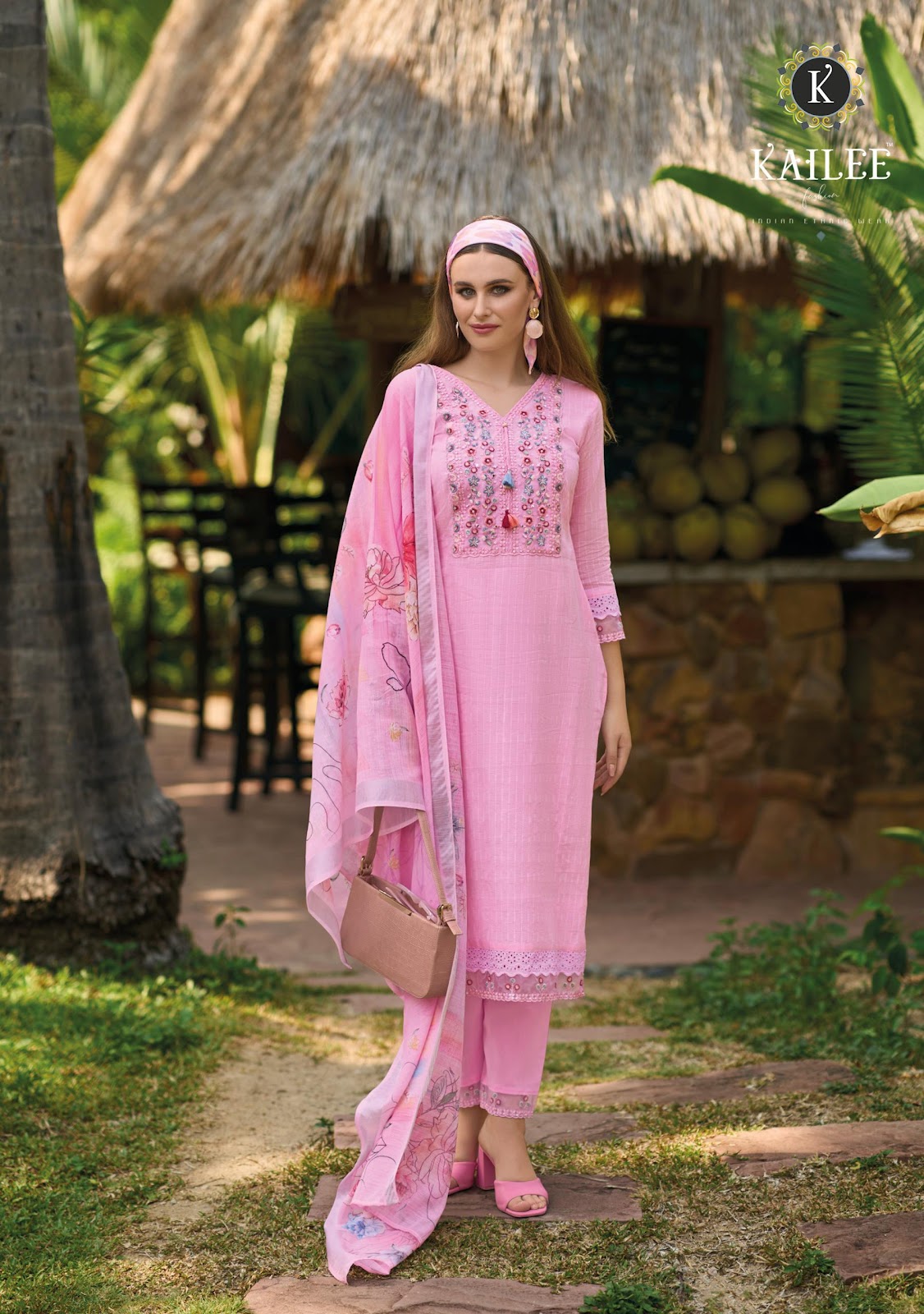 Summer Garden Kailee Fashion Cotton Readymade Pant Style Suits