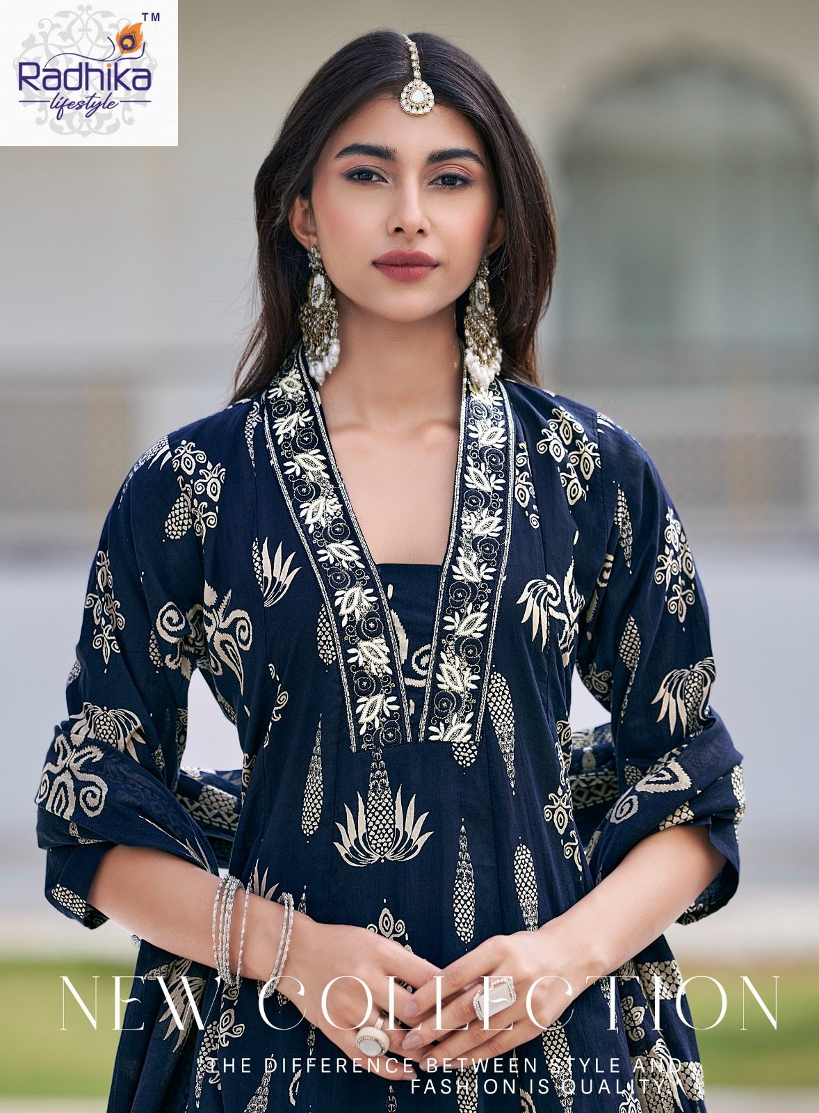 Summer Garden Vol 1 Radhika Lifestyle Cotton Readymade Plazzo Style Suits Wholesale Rate