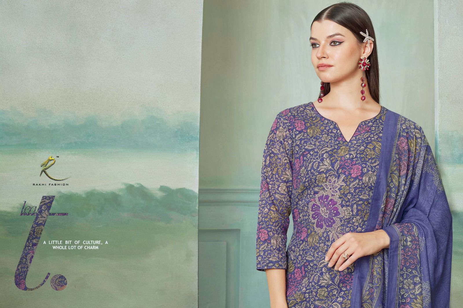 Summer Glanza Rakhi Fashion Linen Pant Style Suits Manufacturer