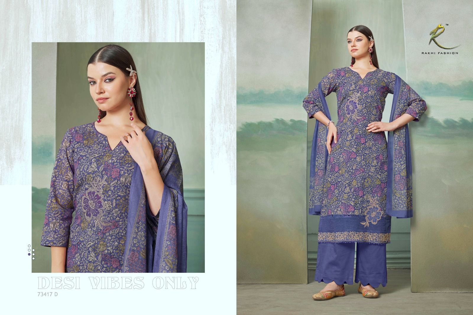 Summer Glanza Rakhi Fashion Linen Pant Style Suits Manufacturer