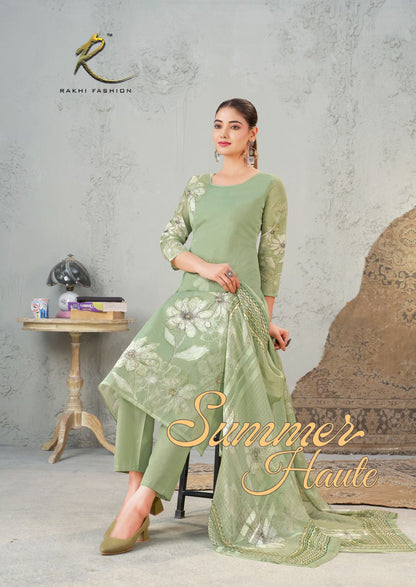 Summer Haute Rakhi Fashion Pure Organdy Pant Style Suits Manufacturer