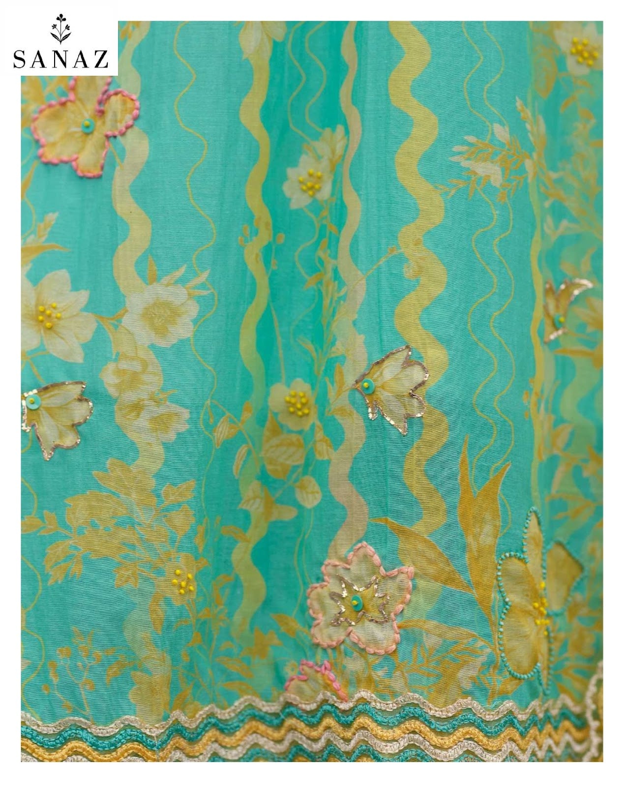 Summer Hues Sanaz Viscose Mul Pakistani Salwar Suits Exporter Gujarat