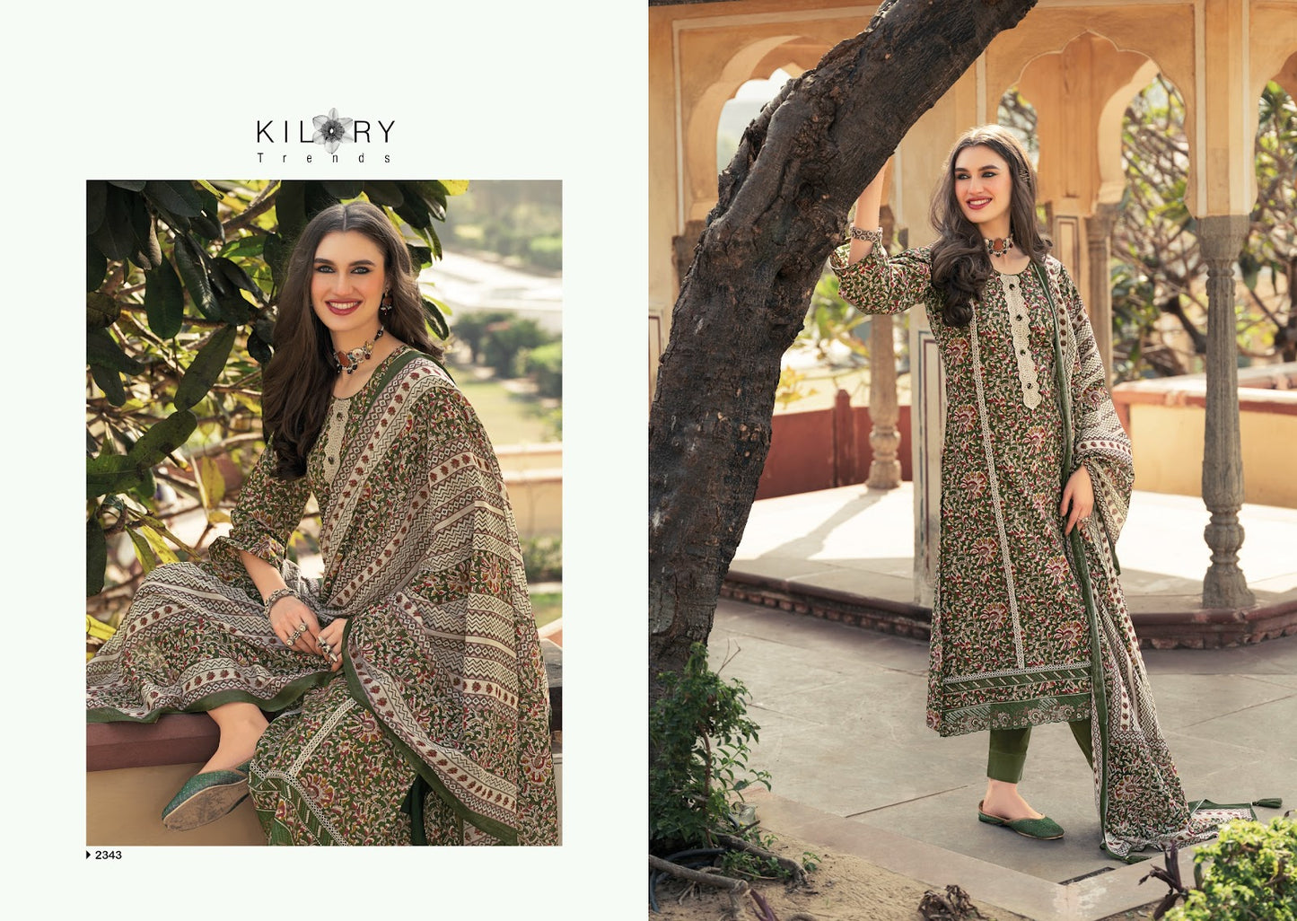 Summer Kari Kilory Cambric Cotton Pant Style Suits Manufacturer India