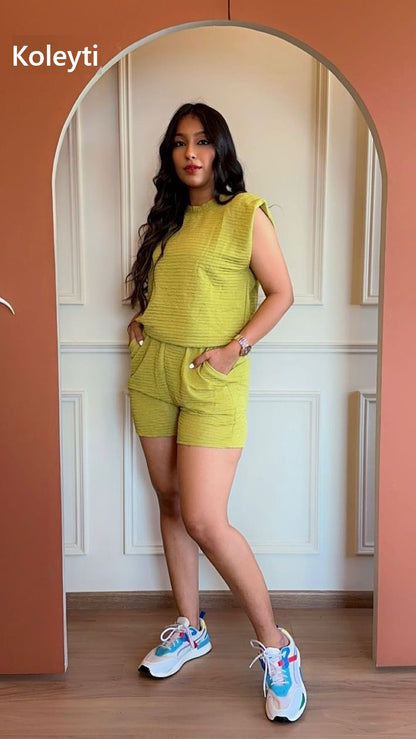 Summer Korean Koleyti Shorts Night Suits Exporter India