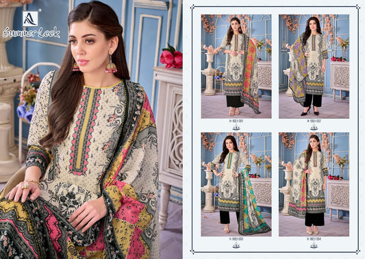 Summer Look Alok Zam Karachi Salwar Suits Manufacturer India