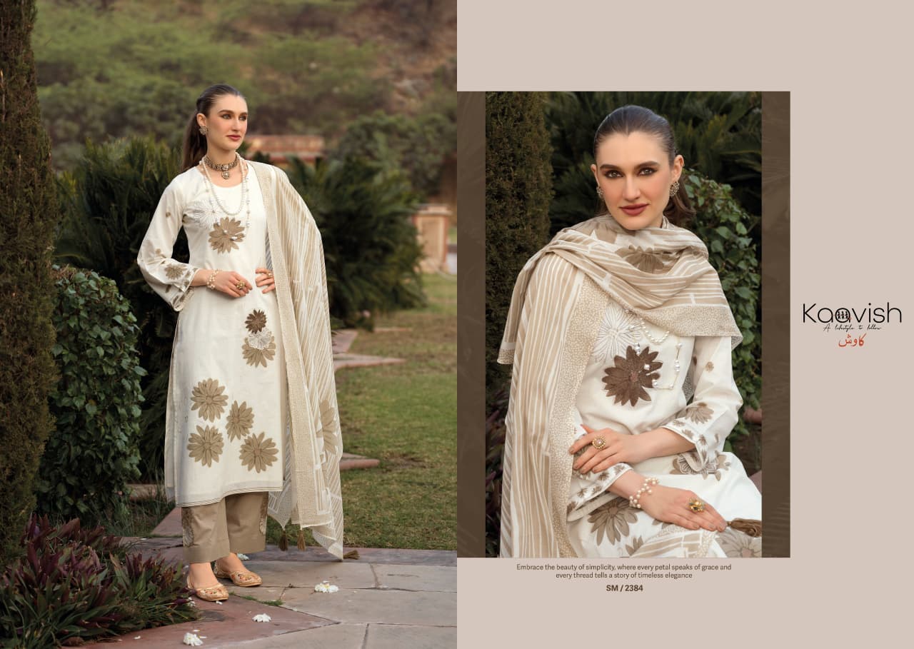 Summer Luxe Kaavish Lawn Cotton Pant Style Suits Exporter Gujarat