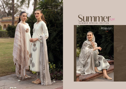 Summer Luxe Kaavish Lawn Cotton Pant Style Suits Exporter Gujarat