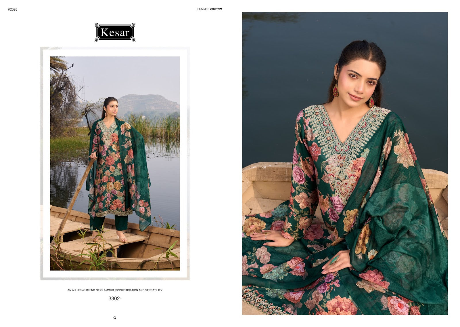 Summer Misty Kesar Viscose Muslin Pant Style Suits Manufacturer India