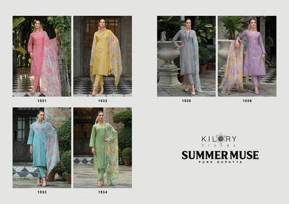 Summer Muse Kilory Lawn Cotton Pant Style Suits Manufacturer Ahmedabad