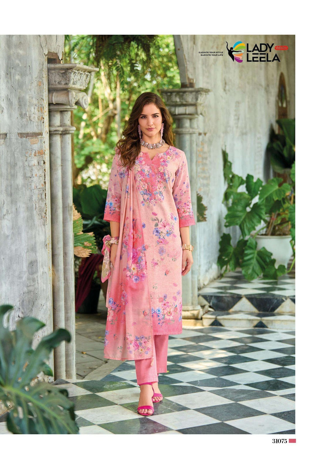 Summer Pastels Vol 2 Ladyleela Linen Readymade Pant Style Suits Wholesale Rate