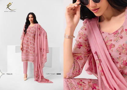 Summer Petals 73444 Rakhi Fashion Mul Cotton Pant Style Suits Supplier Gujarat