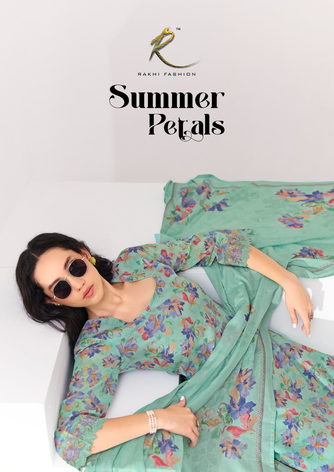 Summer Petals 73444 Rakhi Fashion Mul Cotton Pant Style Suits Supplier Gujarat
