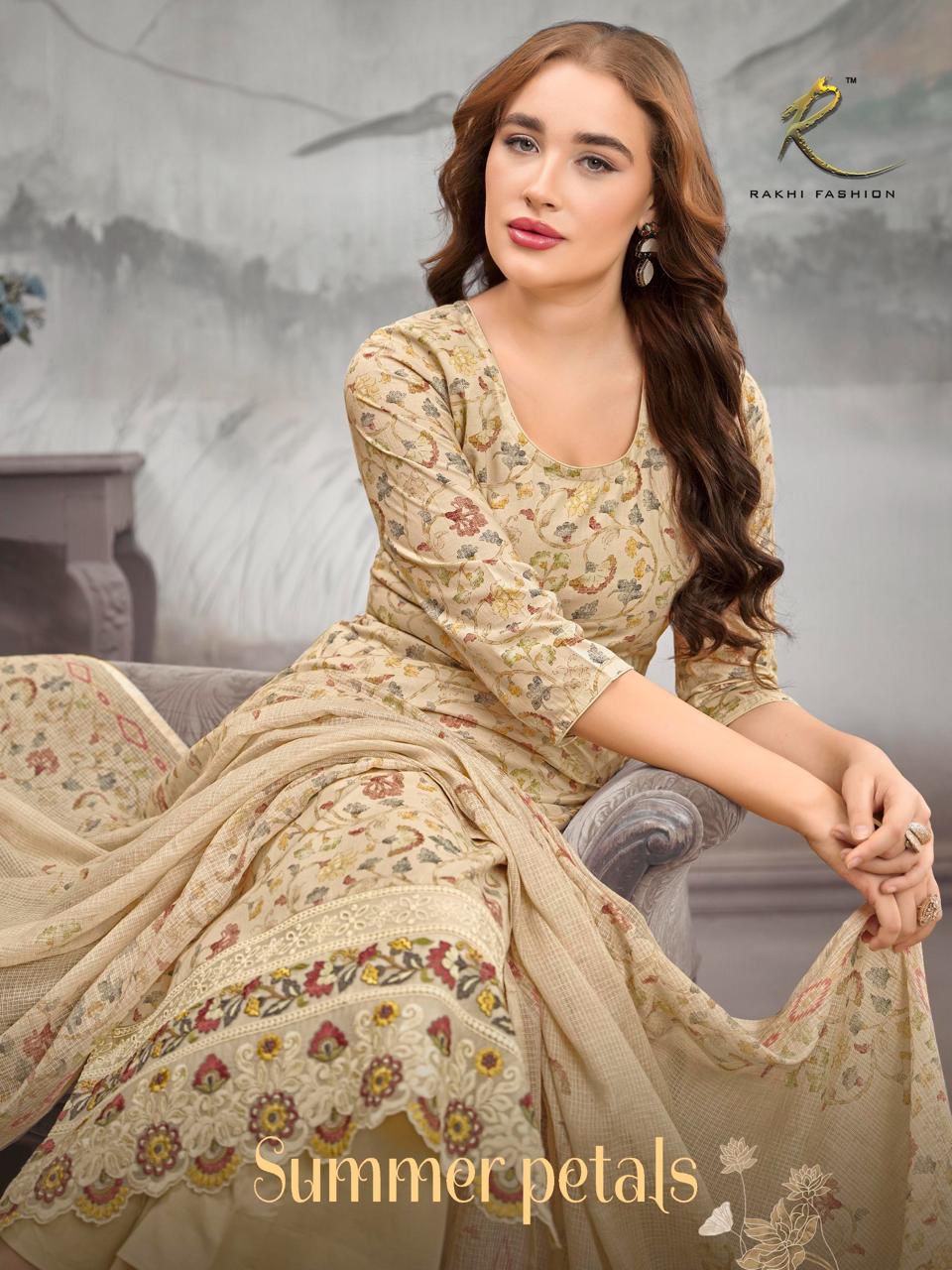 Summer Petals 73468 Rakhi Fashion Soft Cotton Pant Style Suits Wholesale Price
