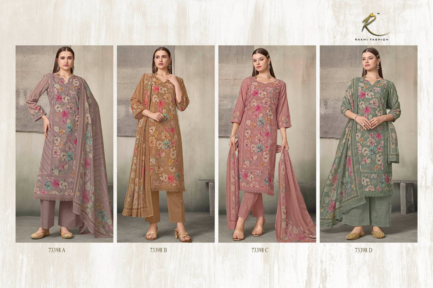 Summer Petals Rakhi Fashion Linen Pant Style Suits Wholesaler Ahmedabad