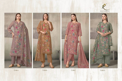 Summer Petals Rakhi Fashion Linen Pant Style Suits Wholesaler Ahmedabad