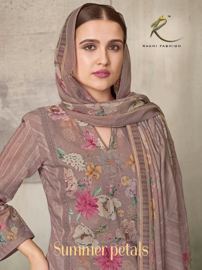 Summer Petals Rakhi Fashion Linen Pant Style Suits Wholesaler Ahmedabad