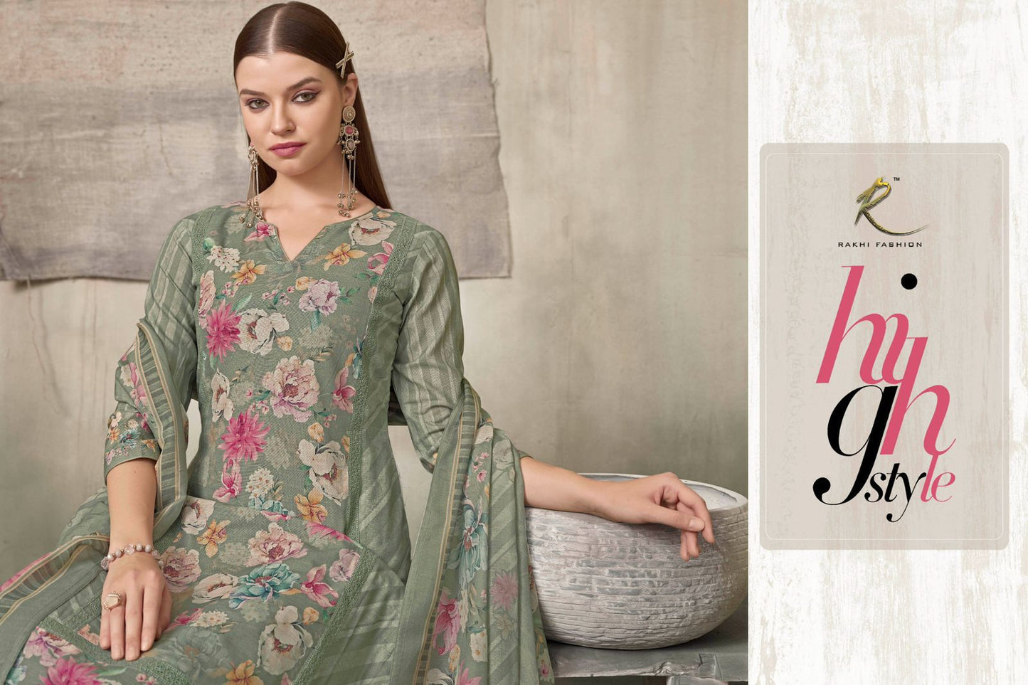 Summer Petals Rakhi Fashion Linen Pant Style Suits Wholesaler Ahmedabad
