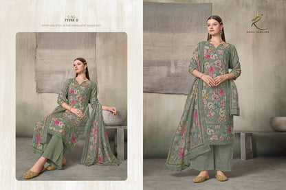 Summer Petals Rakhi Fashion Linen Pant Style Suits Wholesaler Ahmedabad