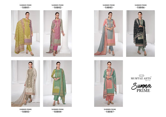 Summer Prime Mumtaz Arts Jam Satin Pant Style Suits Exporter Gujarat