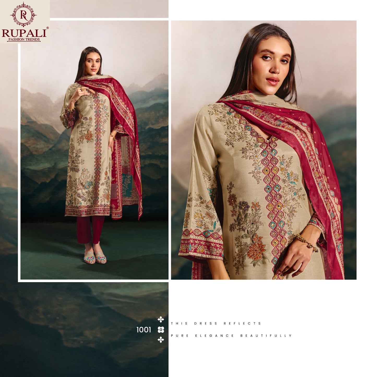 Summer Princess Vol 3 Rupali Viscose Muslin Pant Style Suits Manufacturer