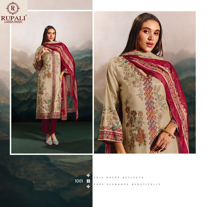 Summer Princess Vol 3 Rupali Viscose Muslin Pant Style Suits Manufacturer