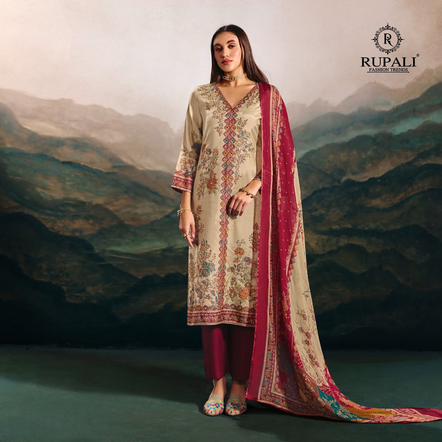 Summer Princess Vol 3 Rupali Viscose Muslin Pant Style Suits Manufacturer