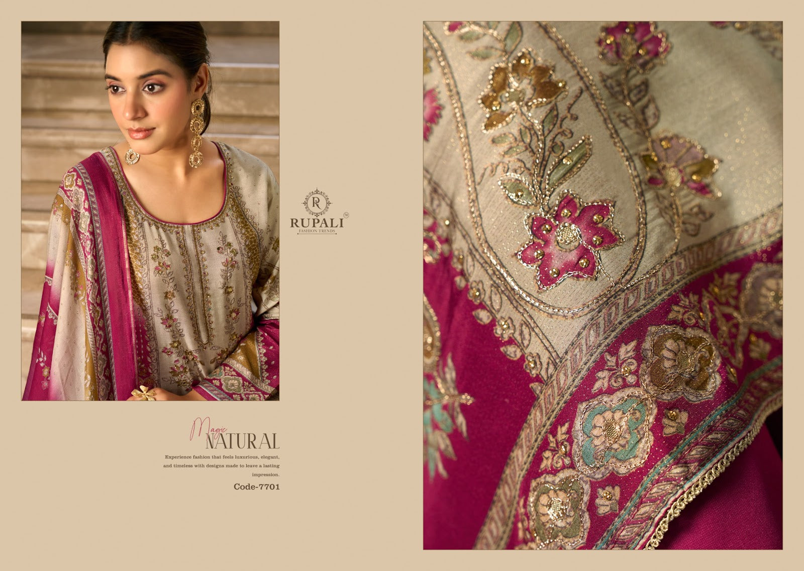 Summer Princess Vol 5 Rupali Viscose Muslin Pant Style Suits Supplier Gujarat