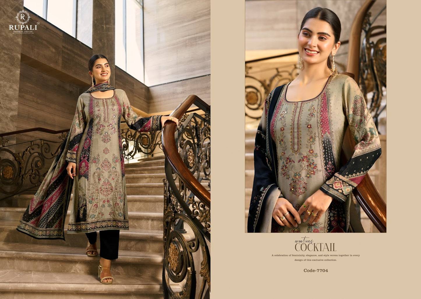 Summer Princess Vol 5 Rupali Viscose Muslin Pant Style Suits Supplier Gujarat