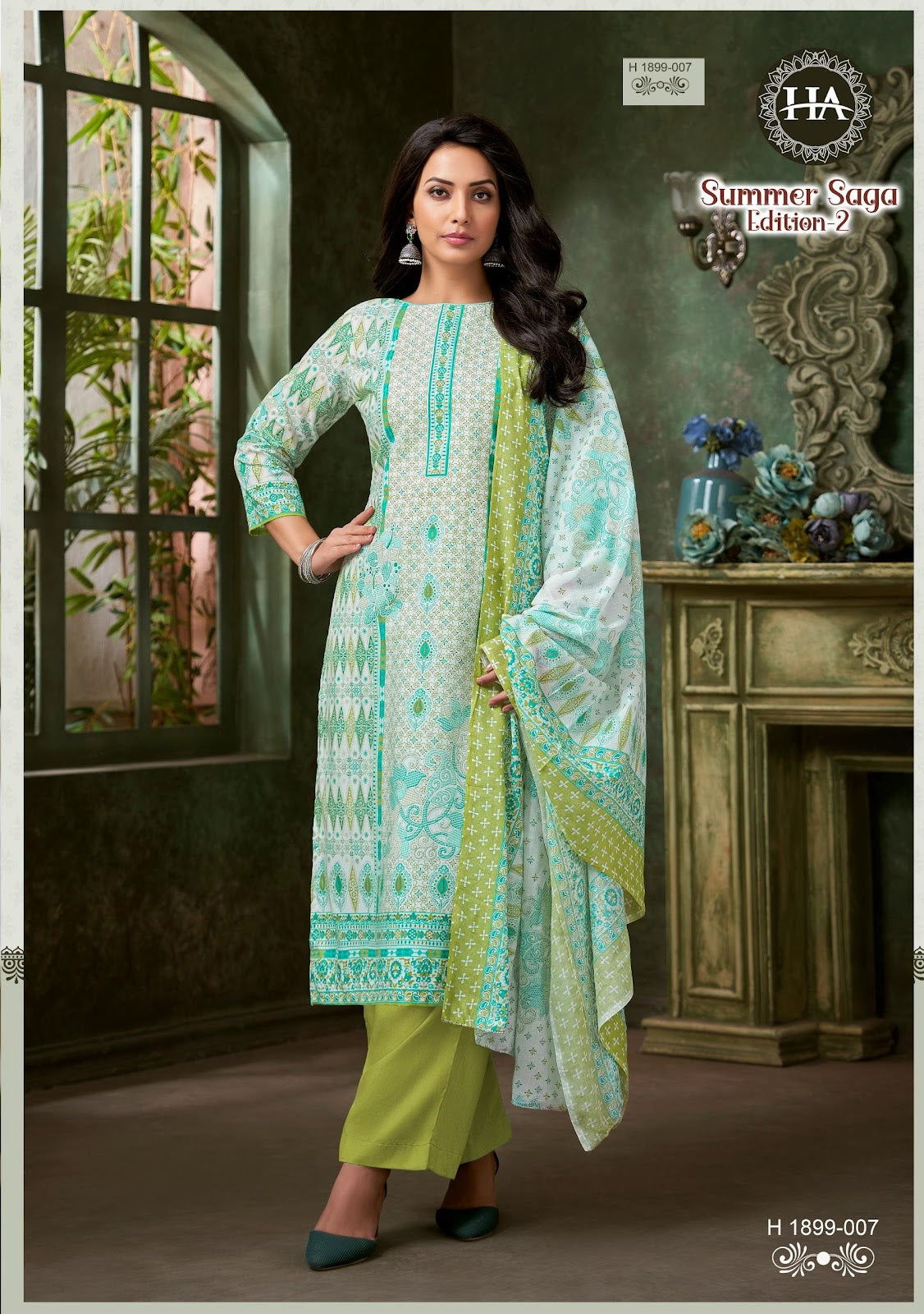 Summer Saga Edition 2 Harshit Fashion Pure Cotton Pant Style Suits Exporter Ahmedabad