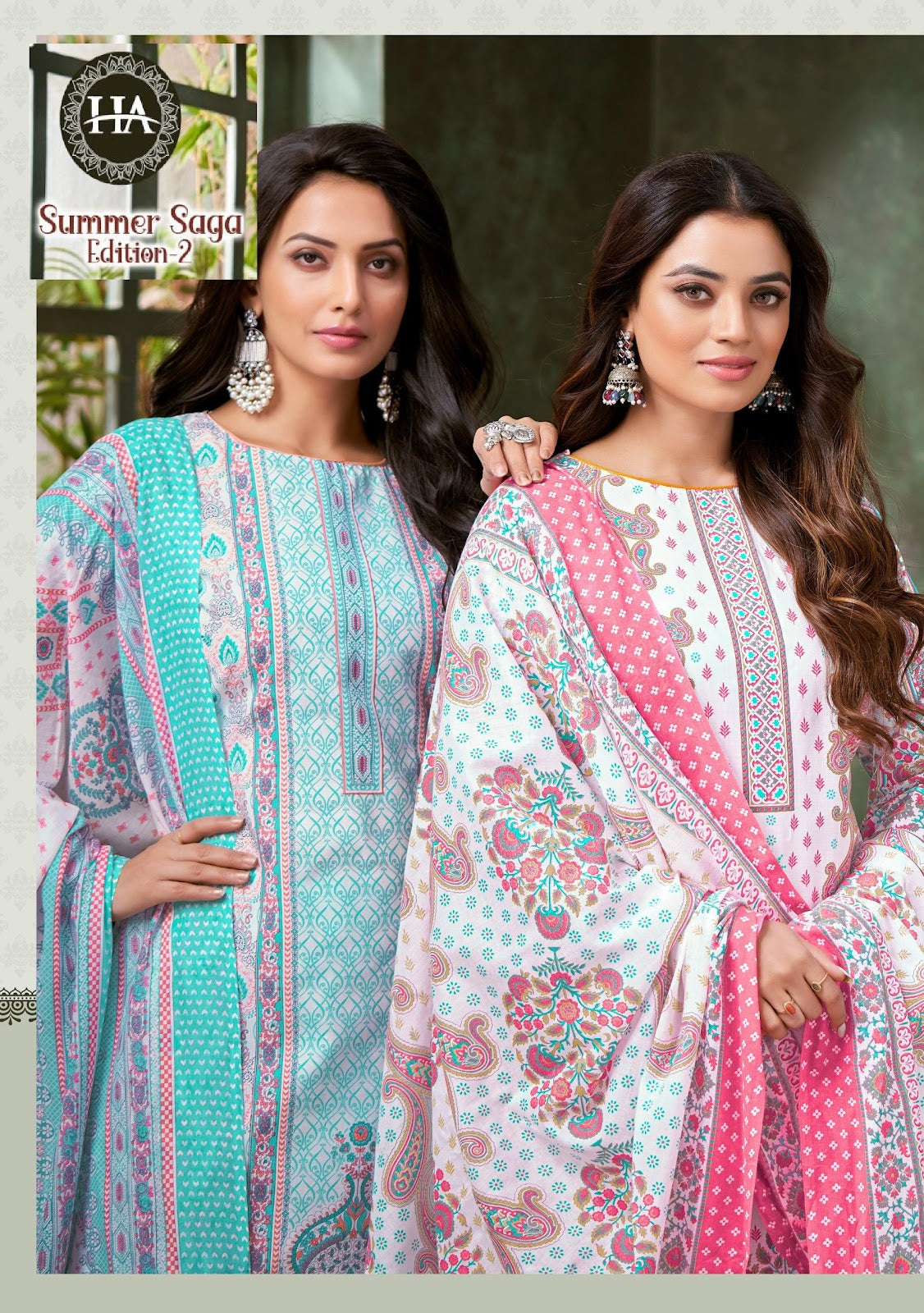Summer Saga Edition 2 Harshit Fashion Pure Cotton Pant Style Suits Exporter Ahmedabad